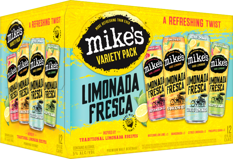 Mikes variety pack 12/12oz cans