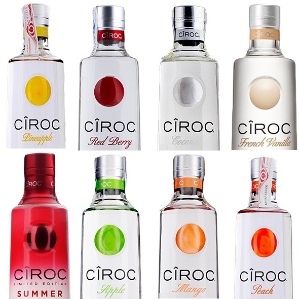 Ciroc Flavored Vodkas – Five Eight Liquors